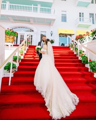 There’s no place like Grand Hotel! 

Congratulations to the newlyweds Kailyn + Josh! The day started with a beautiful ceremony on the porch, followed by cake and champagne toasts, kisses on the red carpet and a stroll through the tea garden. 🌿

The day ended with an intimate slow dance in the Terrace Room to Rachmaninoff’s Rhapsody On A Theme Of Paganini! ❤️

Perfectly Grand! 🥂